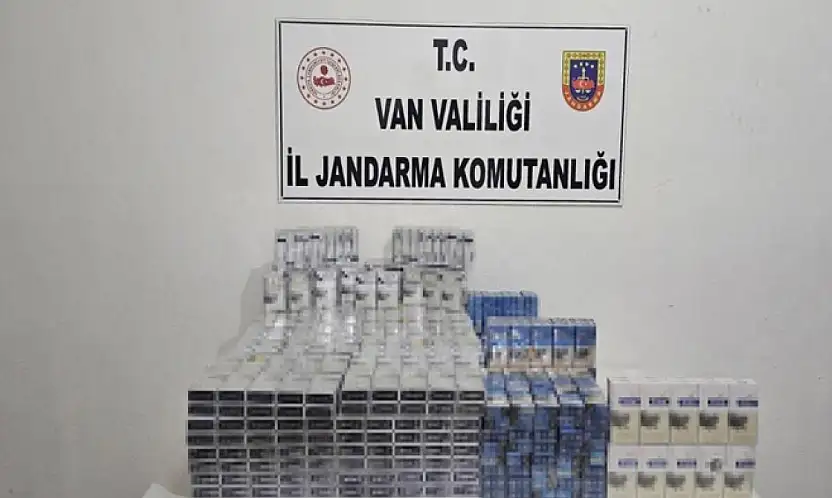 Van'da kaçak sigara ele geçirildi