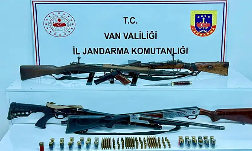 Van'da silah ele geçirildi