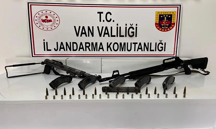 Van'da silah ve mühimmat ele geçirildi