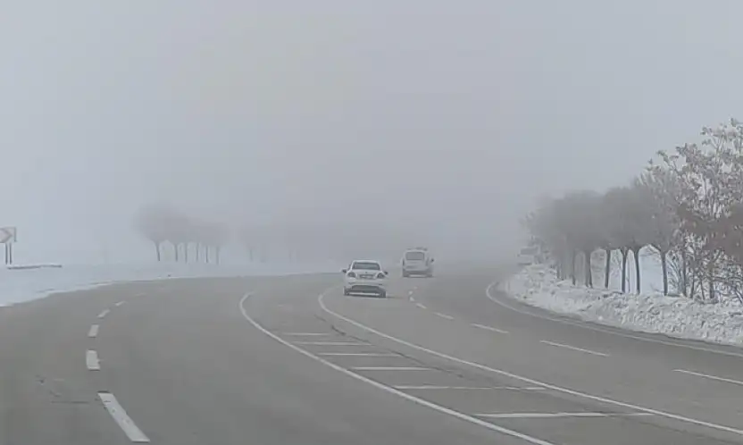 Van'da sis ulaşımı olumsuz etkiledi