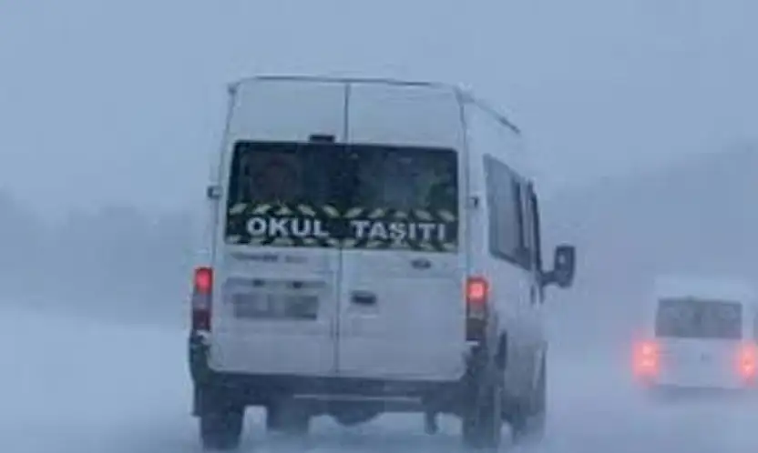 Van'da taşımalı eğitime ara verildi