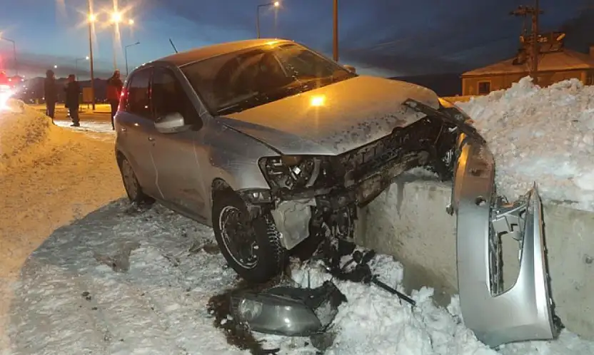 Van'da trafik kazası