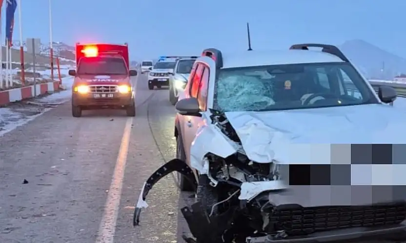 Van'da trafik kazası