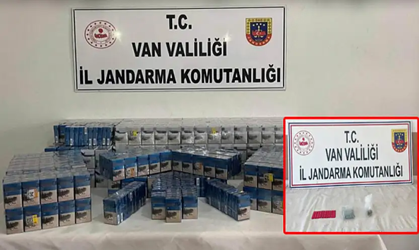 Van'da uyuşturucu ve sigara ele geçirildi