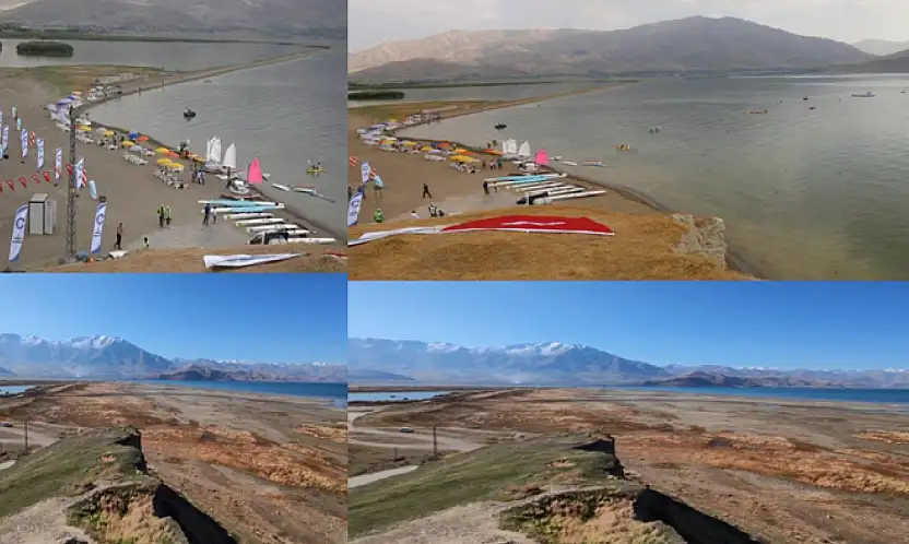 Van Gölü'nün 8 yıllık değişimi