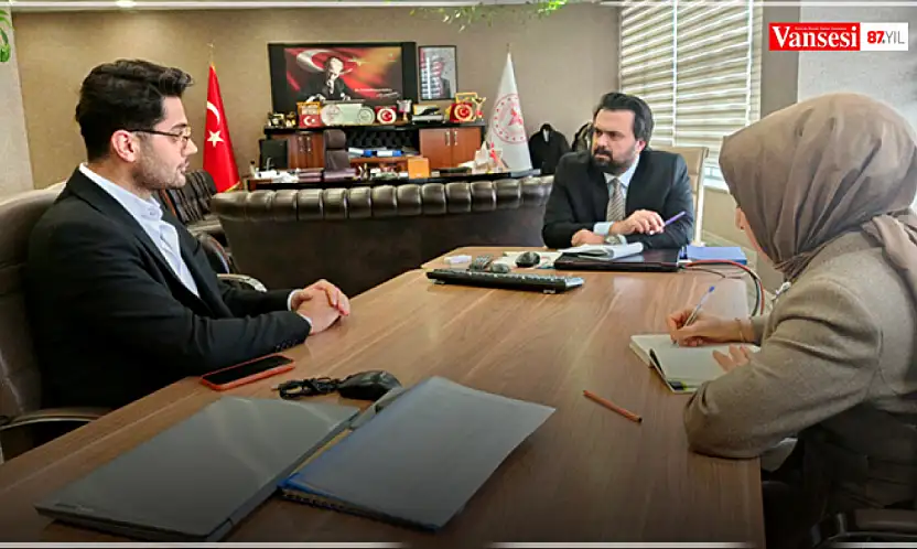 Van il sağlık müdürlüğü'nde açık kapı buluşmaları sürüyor