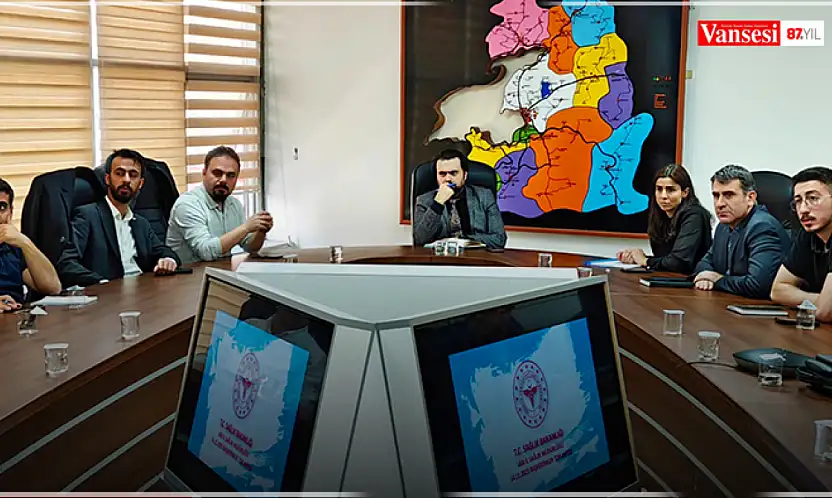 Van İl Sağlık Müdürlüğünde başhekimler toplantısı gerçekleştirildi