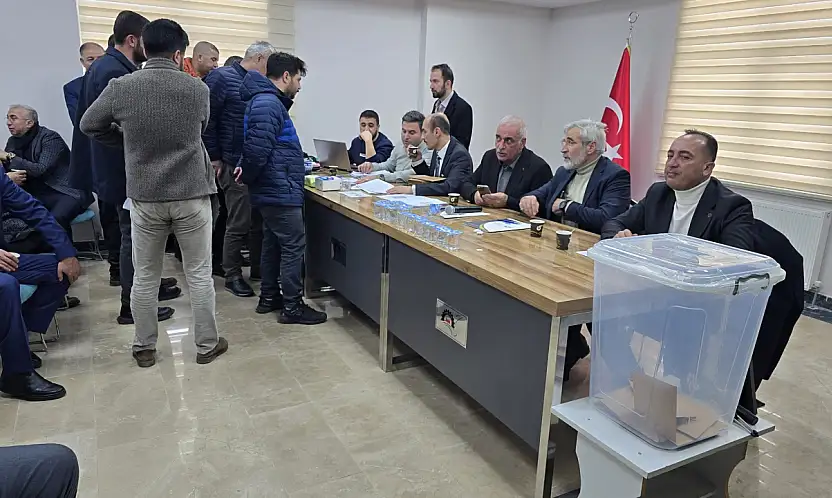 Van OSB Başkanlığı seçiminde oy sayımı başladı