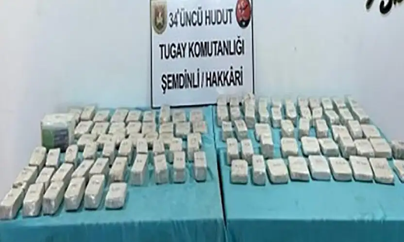 Van ve Hakkari'de uyuşturucu ele geçirildi