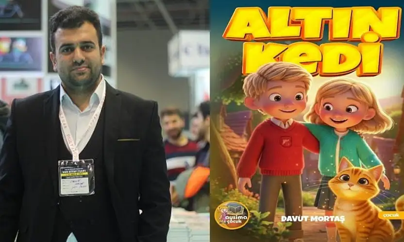 Vanlı Yazar Davut Mortaş'tan yeni bir eser:  Altın Kedi okurlarla buluştu