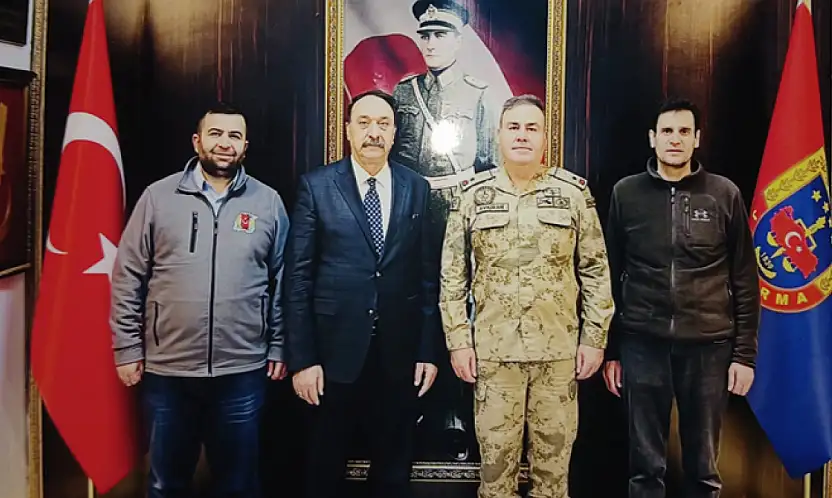 Vansesi Gazetesi'nden Tuğgeneral Avkıran'a ziyaret