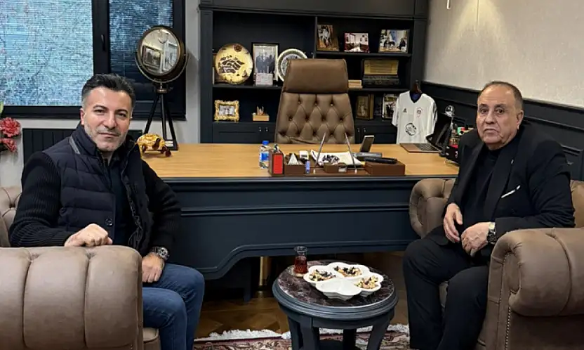 Vanspor Kulüp Başkanı Temel'den Kandaşoğlu'na ziyaret