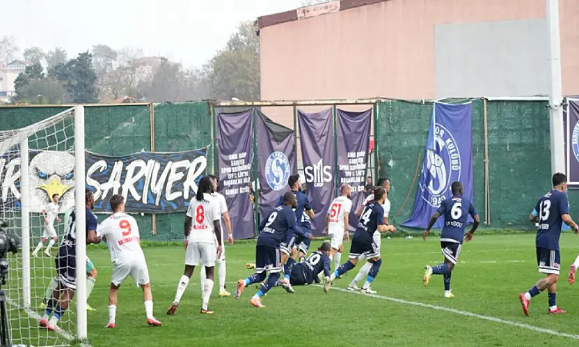 Vanspor, Sarıyer'e 2-1 mağlup oldu