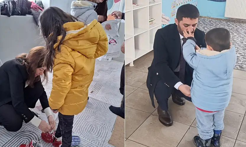 VEDAŞ'tan, kırsaldaki öğrencilere sıcak yardım