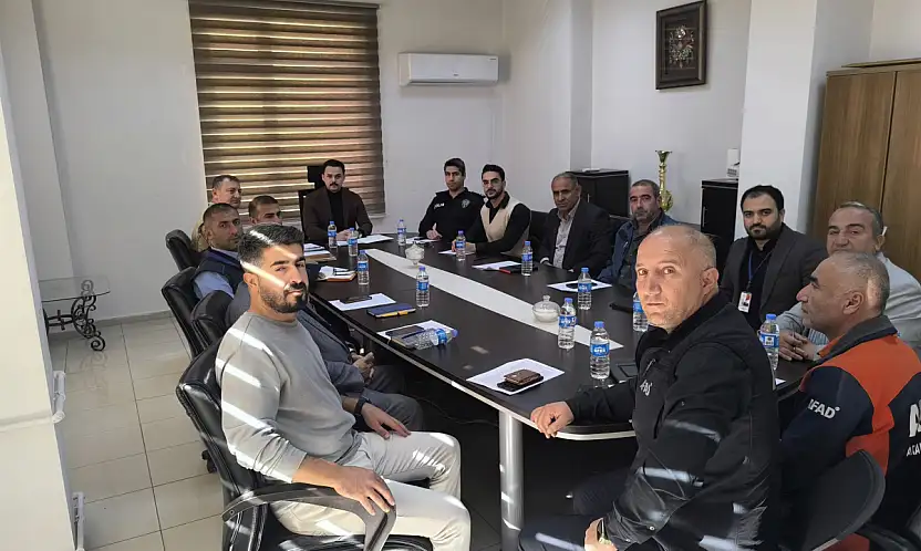 Zorlu kış şartlarına karşı Bahçesaray'da koordinasyon toplantısı