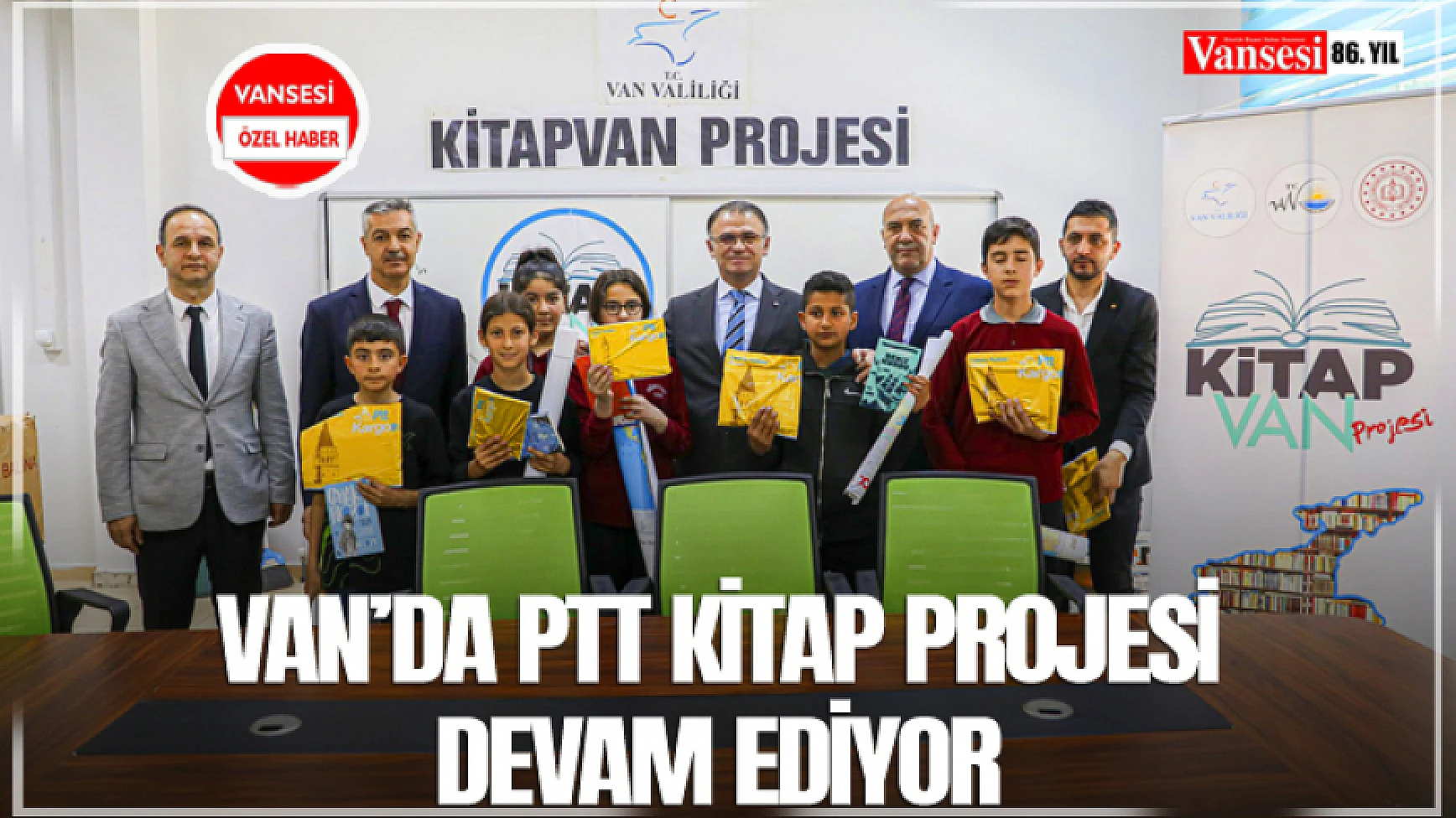 Van’da PTT kitap projesi devam ediyor