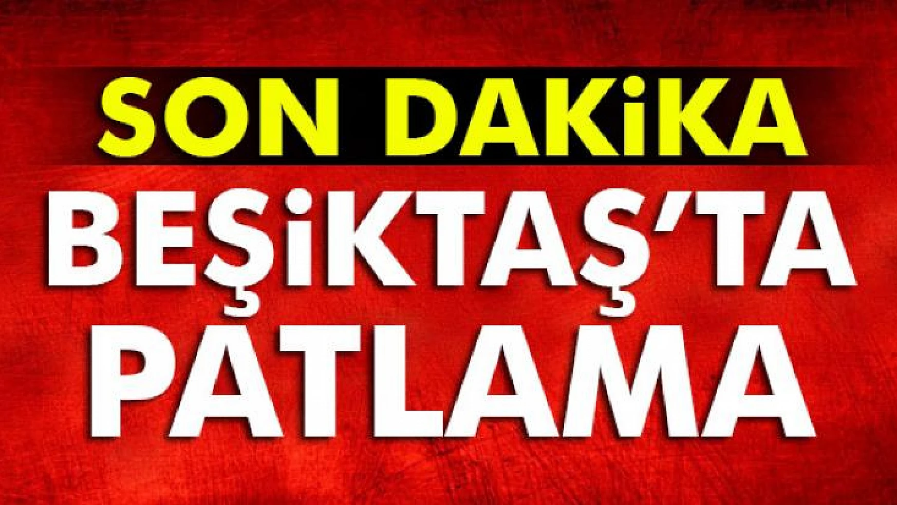 İstanbul Beşiktaş'ta şok patlama...