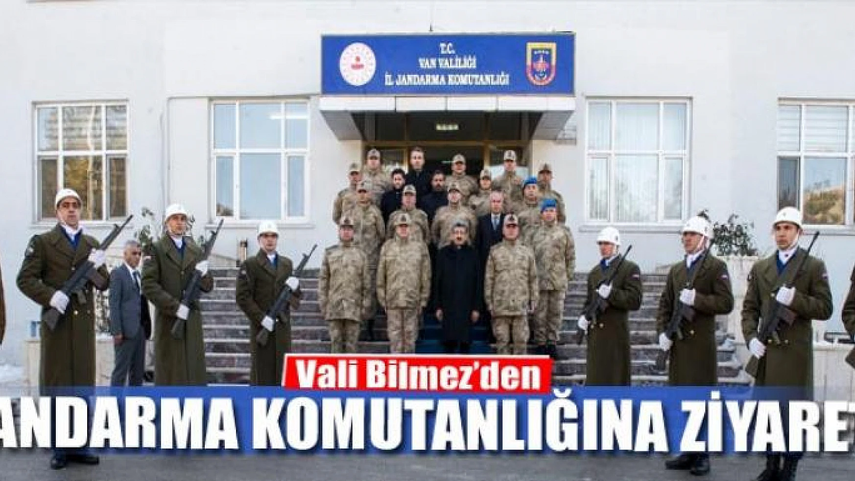 Vali Bilmez'den İl Jandarma Komutanlığına ziyaret