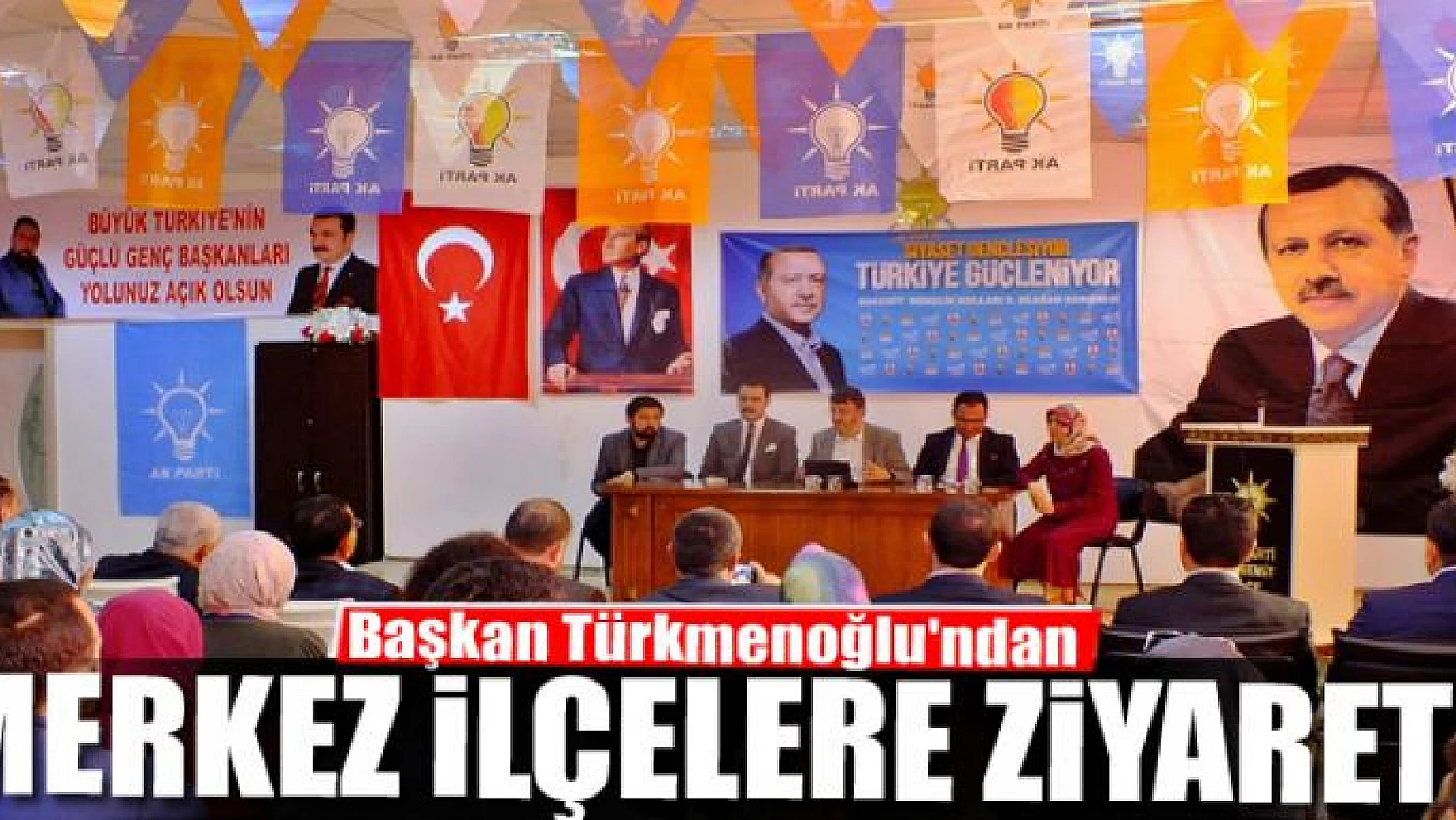 Başkan Türkmenoğlu'ndan merkez ilçelere ziyaret