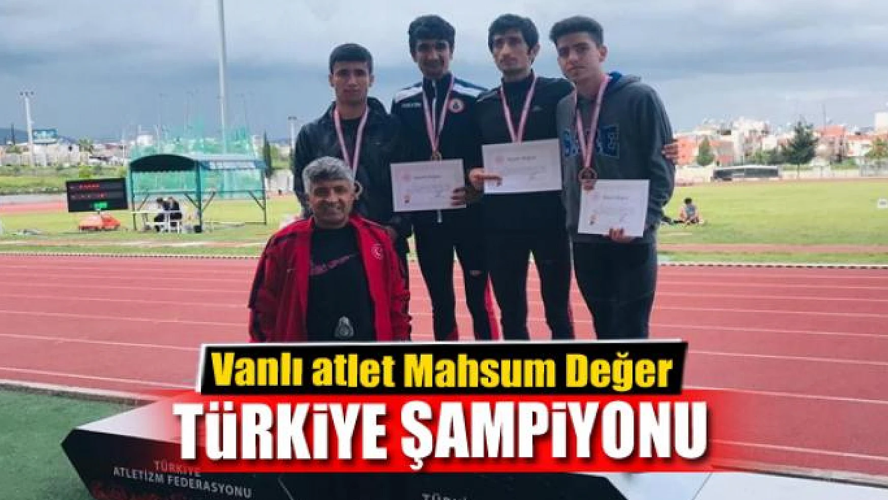 Vanlı atlet Mahsum Değer Türkiye şampiyonu