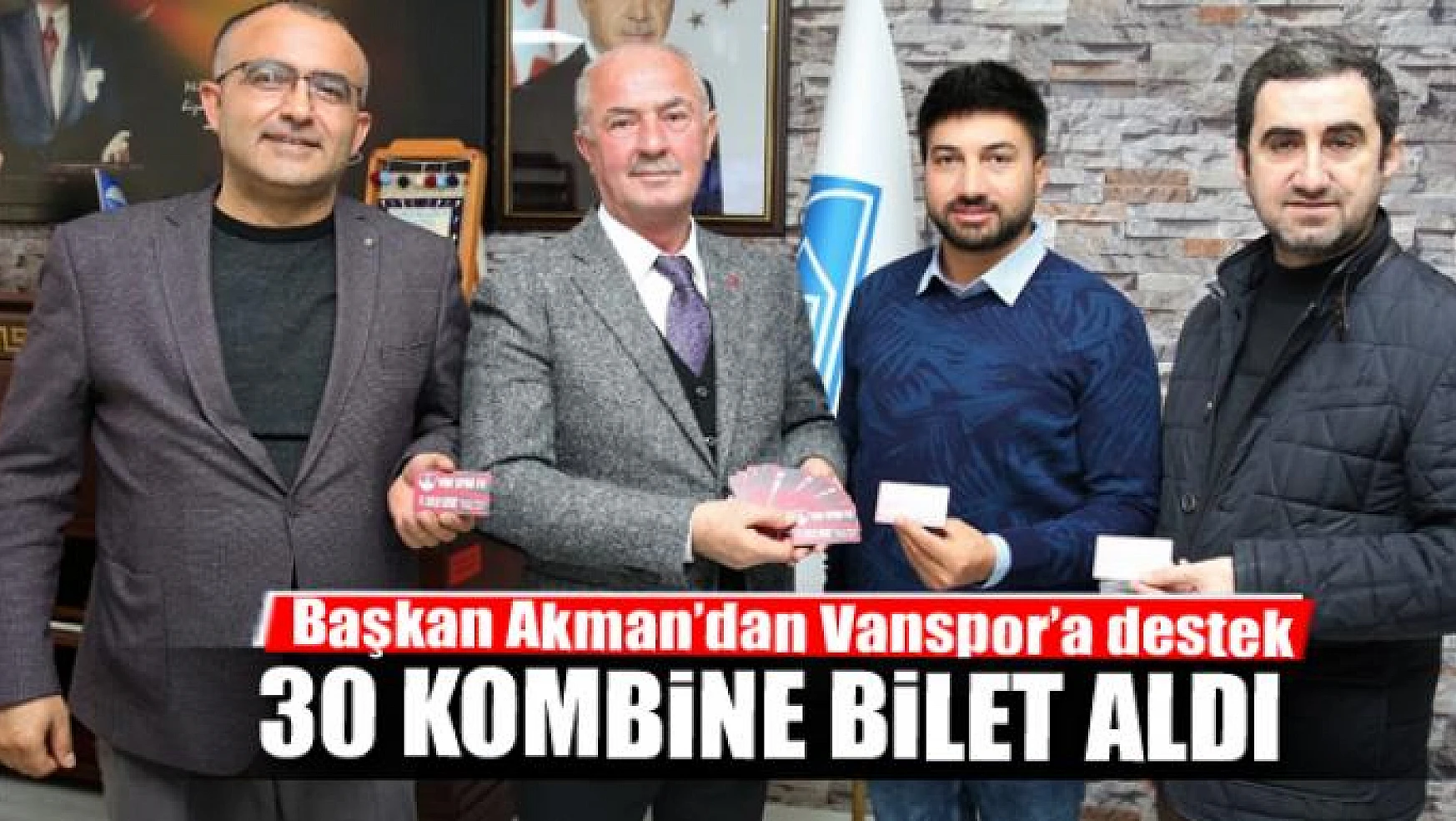 Başkan Akman'dan Vanspor'a destek
