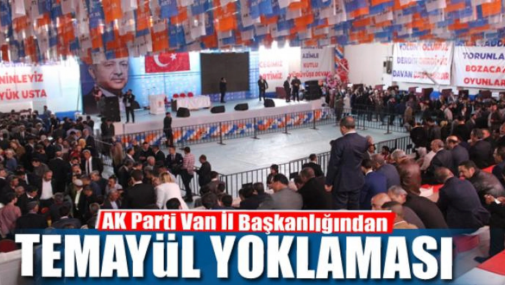 AK Parti Van İl Başkanlığından temayül yoklaması 