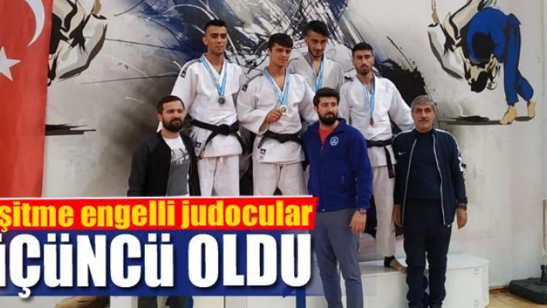 İşitme engelli judocular Türkiye üçüncüsü oldu