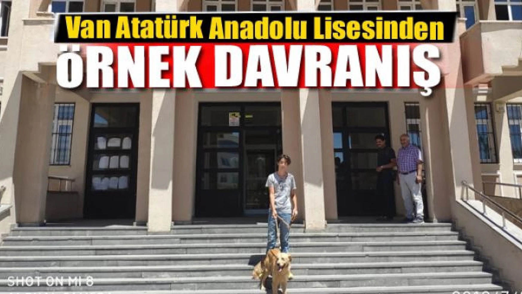 Van Atatürk Anadolu Lisesinden Örnek Davranış
