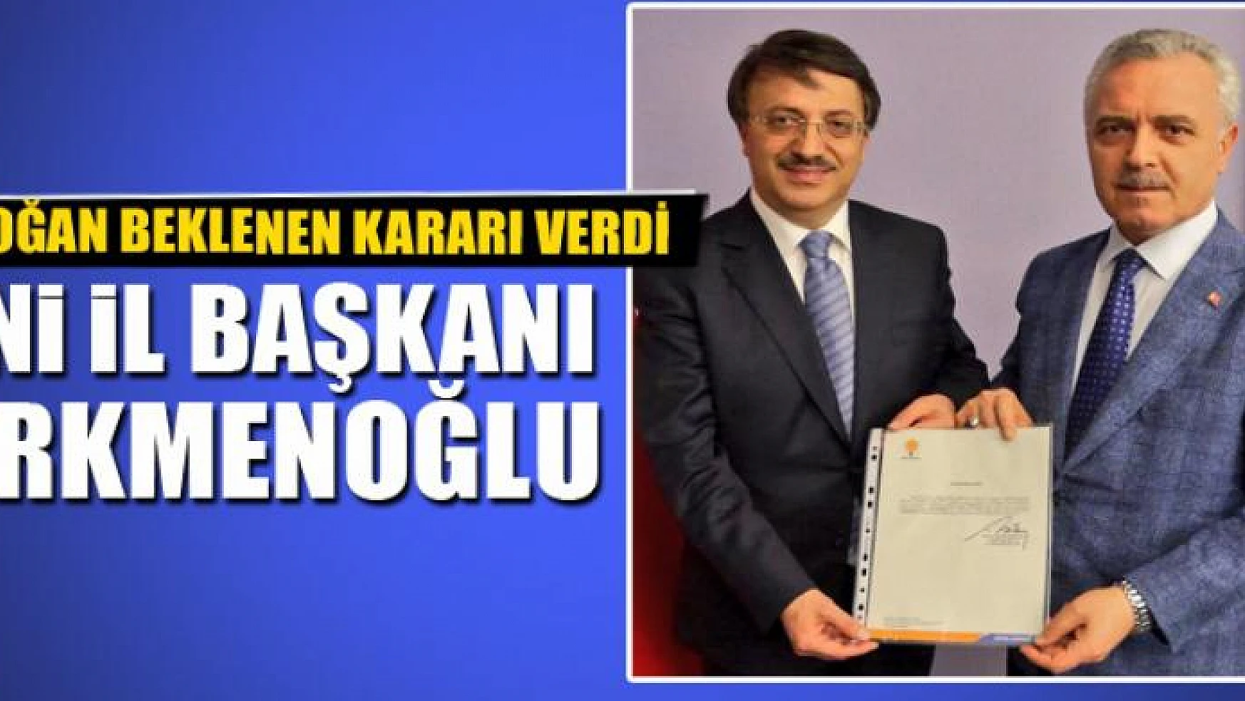 AK Parti İl Başkanı Kayhan Türkmenoğlu