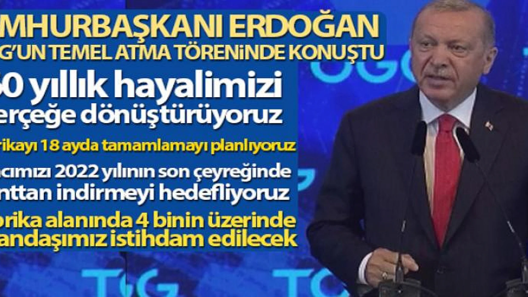 Türkiye için tarihi gün, TOGG'un temeli Bursa'da atıldı