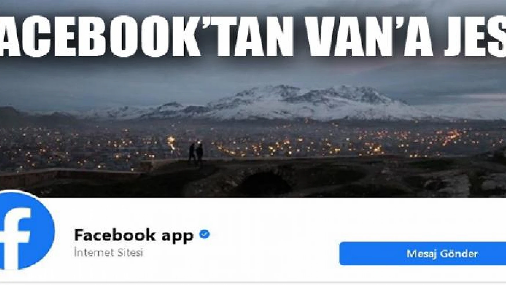 Facebook'tan 'Van' jesti