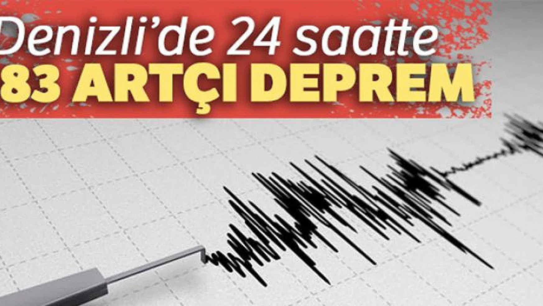 Denizli'de 24 saatte 483 artçı deprem