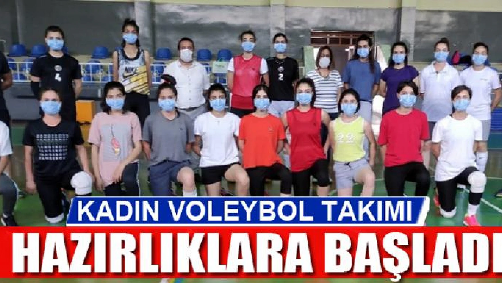 Van Büyükşehir Belediyesinin kadın voleybol takımı hazırlıklarına başladı
