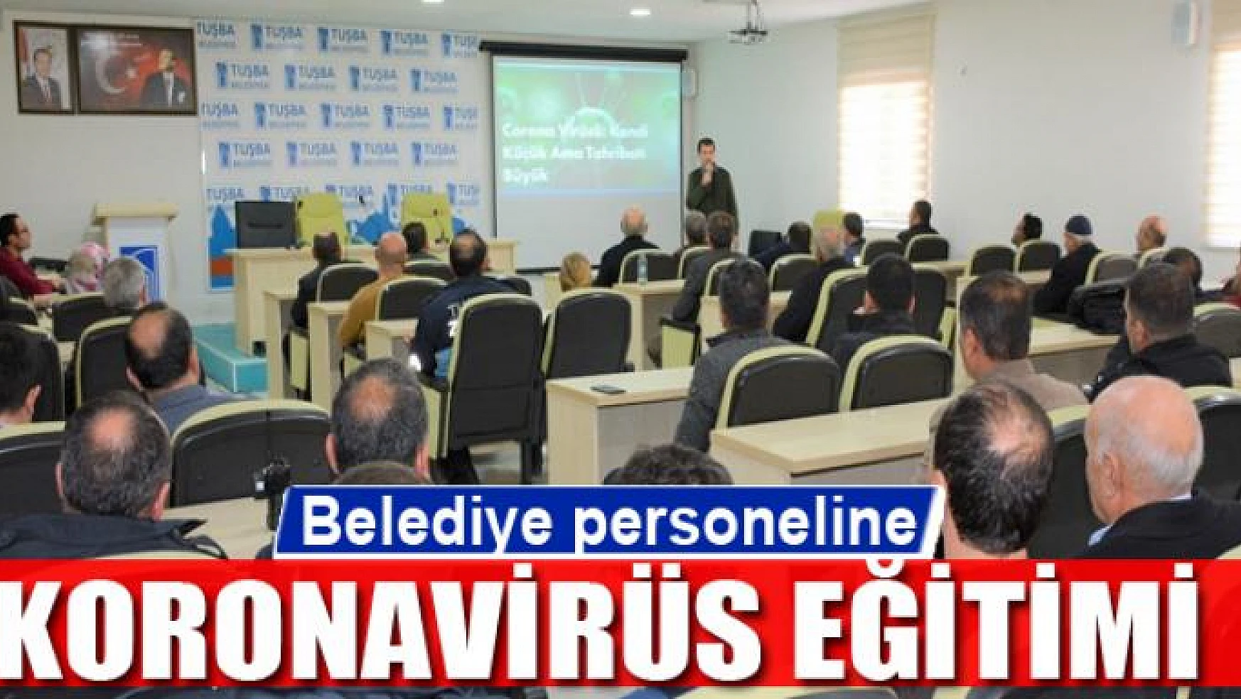 Belediye personeline 'koronavirüs' eğitimi
