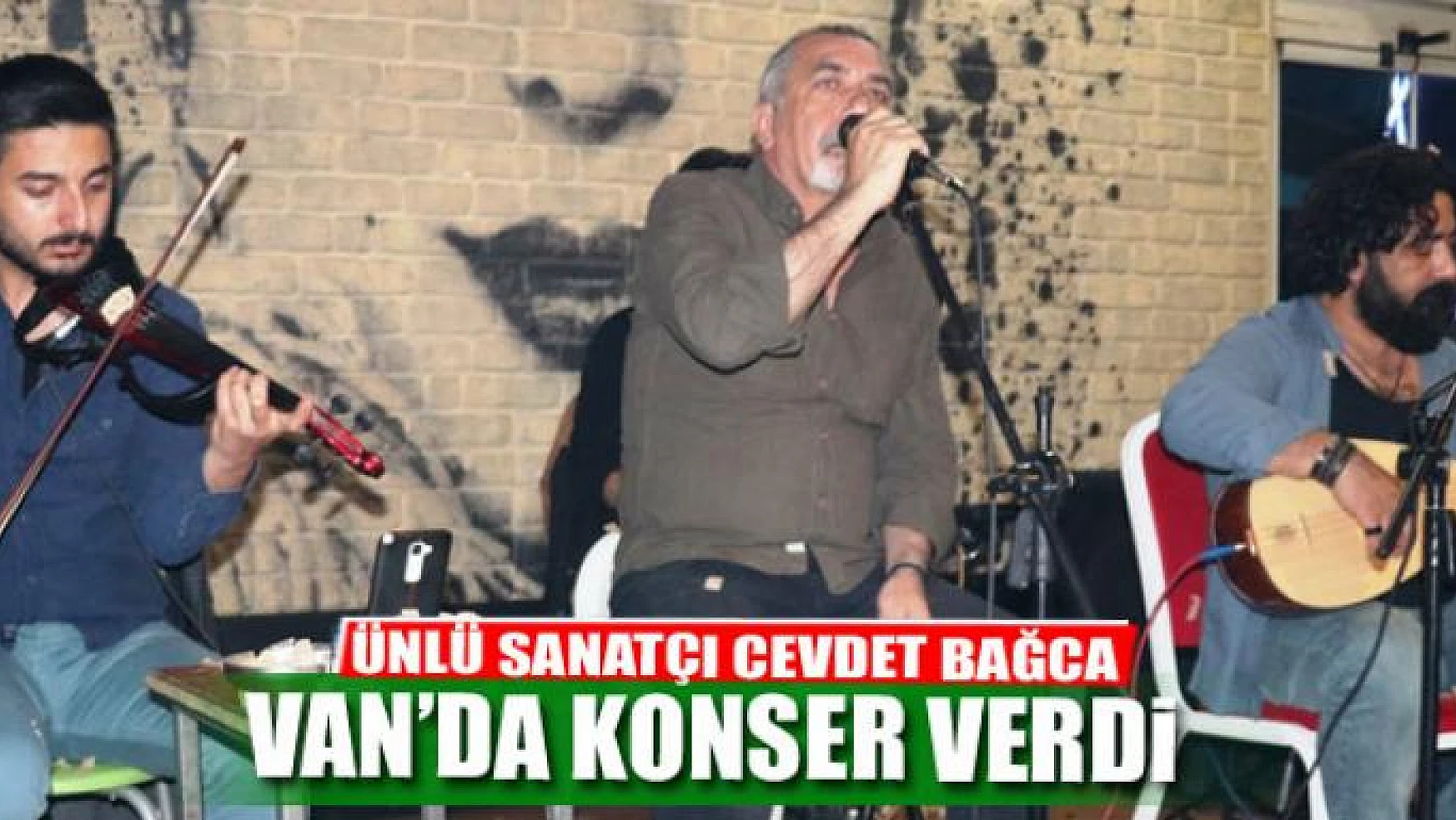 Van'da Cevdet Bağca konseri