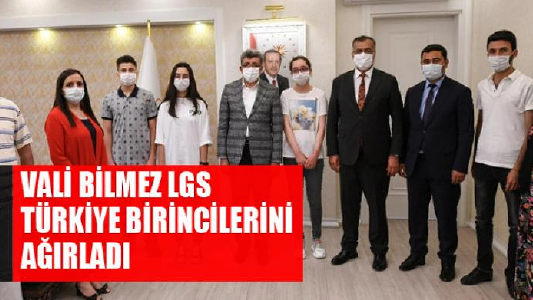 Vali Bilmez LGS Türkiye birincilerini ağırladı