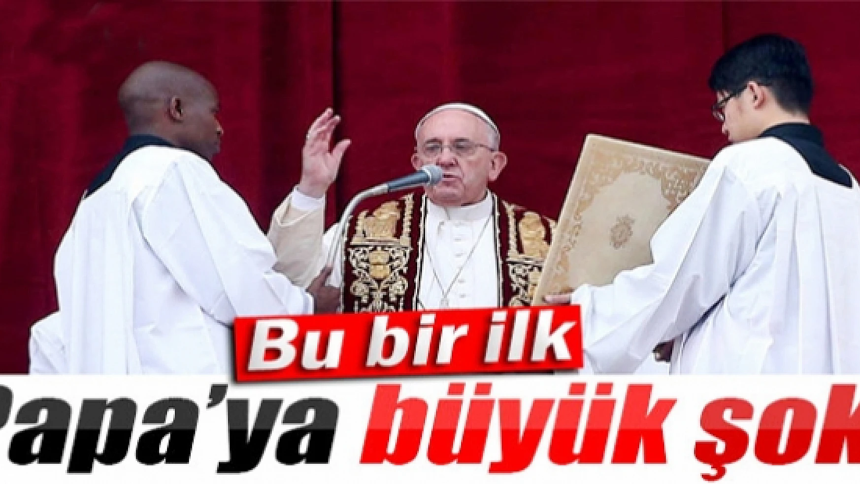 Papanın o sözlerine Türkiyeden suç duyurusu