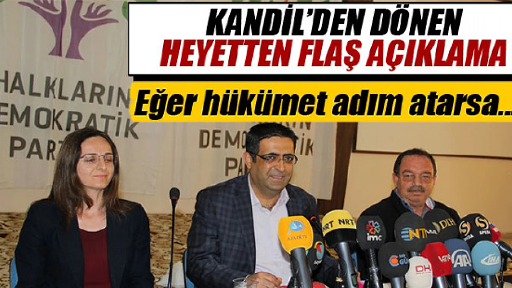Kandil'den dönen HDP'den açıklama