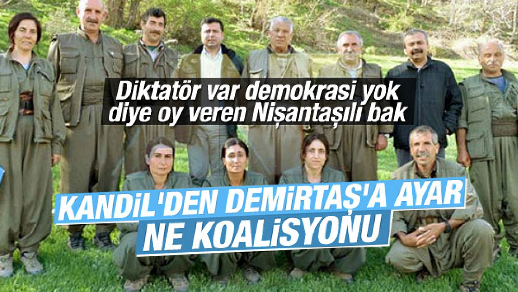PKK'lı Duran Kalkan HDP koalisyona giremez dedi