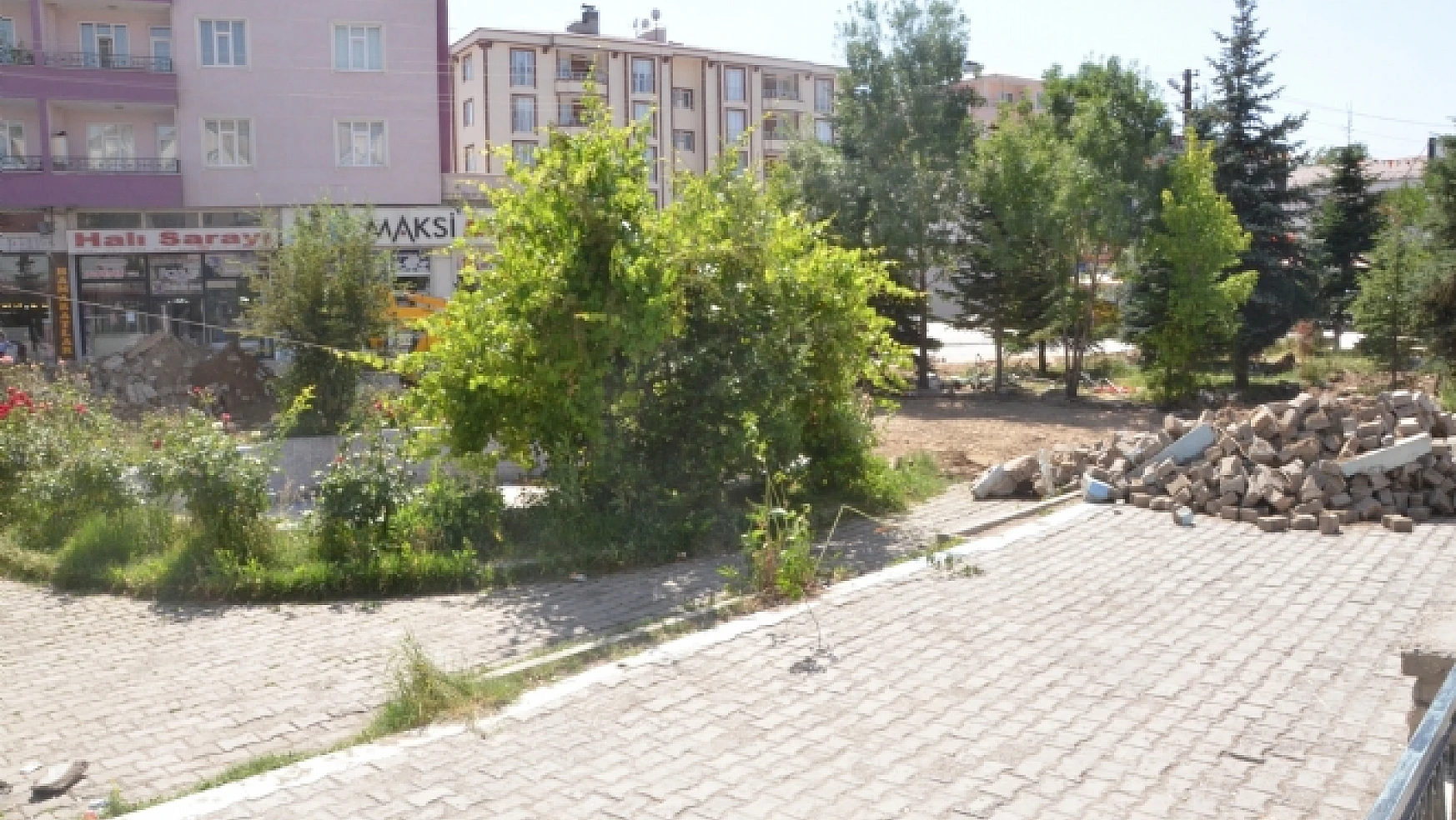 Erciş Belediyesinnden Park Yapımı