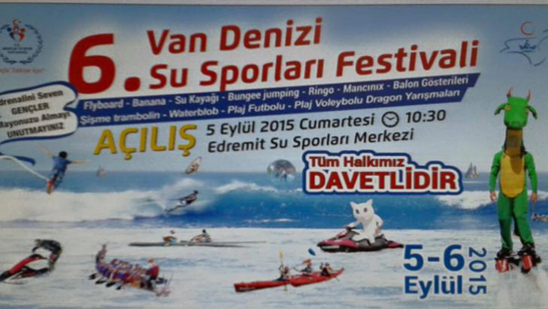 6.Van Denizi Su Sporları Festivali hazırlığı 