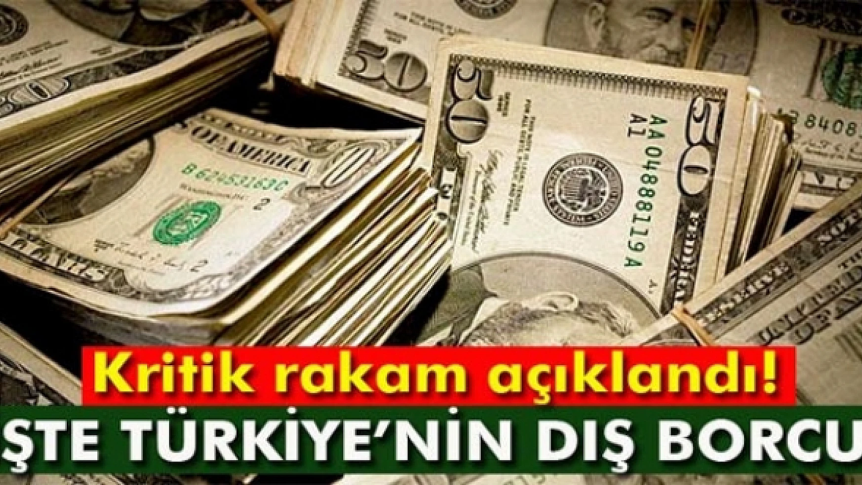 Türkiye'nin dış borcu 412 milyar dolar