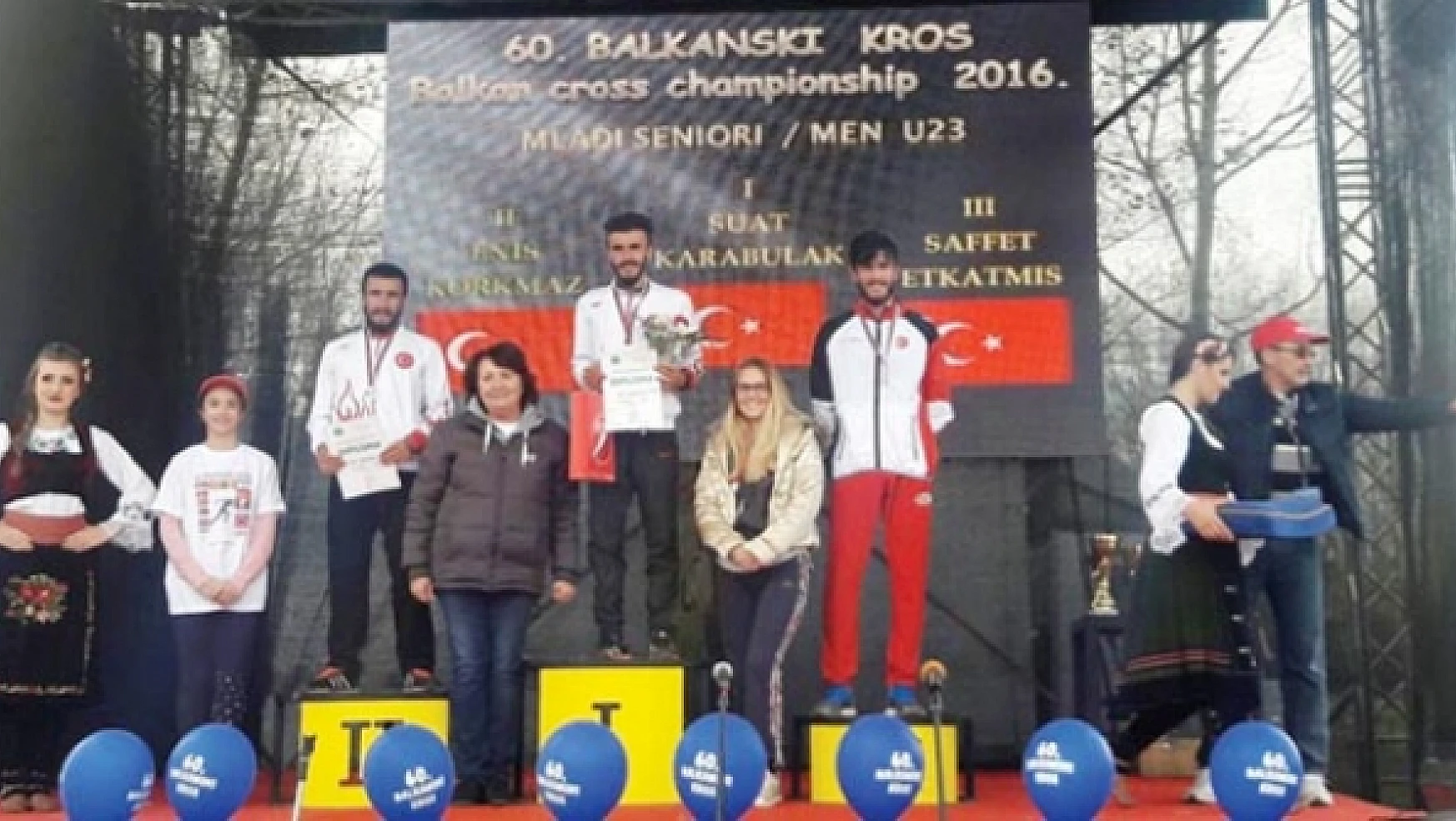 Vanlı Atlet Sırbistan'da balkan şampiyonu oldu