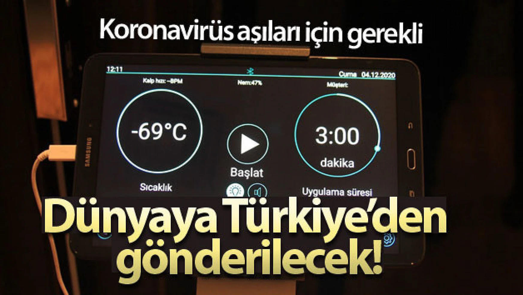 Ultra soğutucular dünyaya Türkiye'den gönderilecek