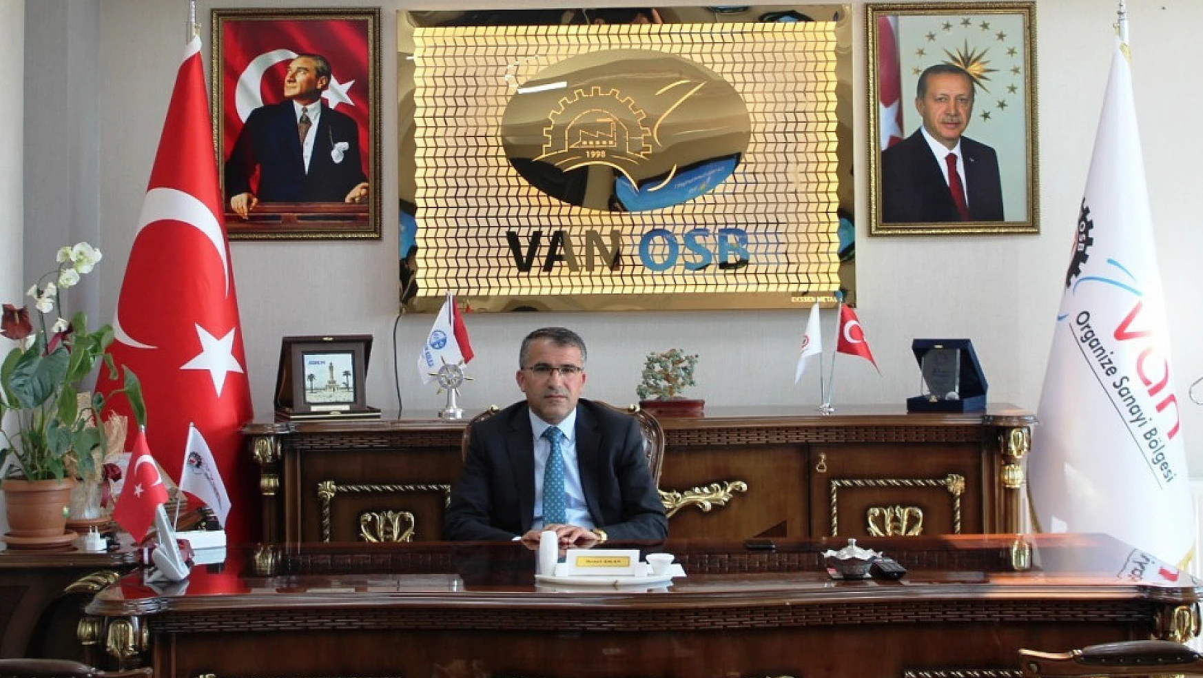 Van OSB Başkanı Aslan gazeteciler gününü kutladı
