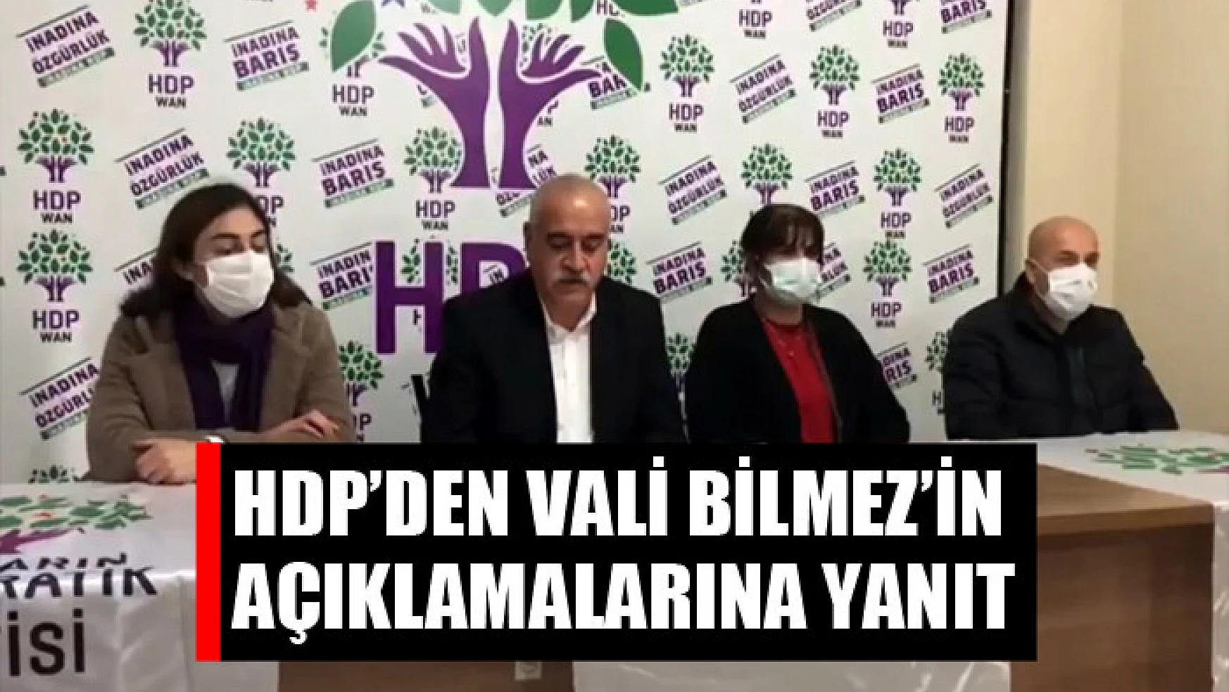 HDP'den Vali Bilmez'in açıklamalarına yanıt