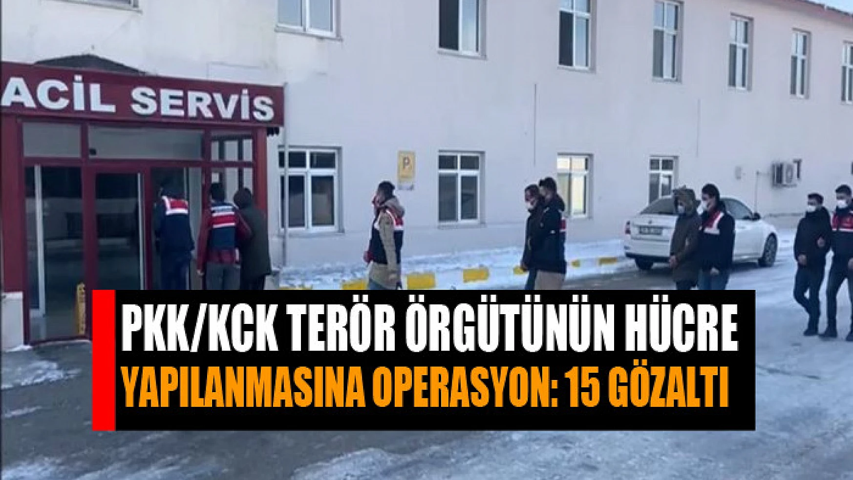 PKK/KCK terör örgütünün hücre yapılanmasına operasyon: 15 gözaltı