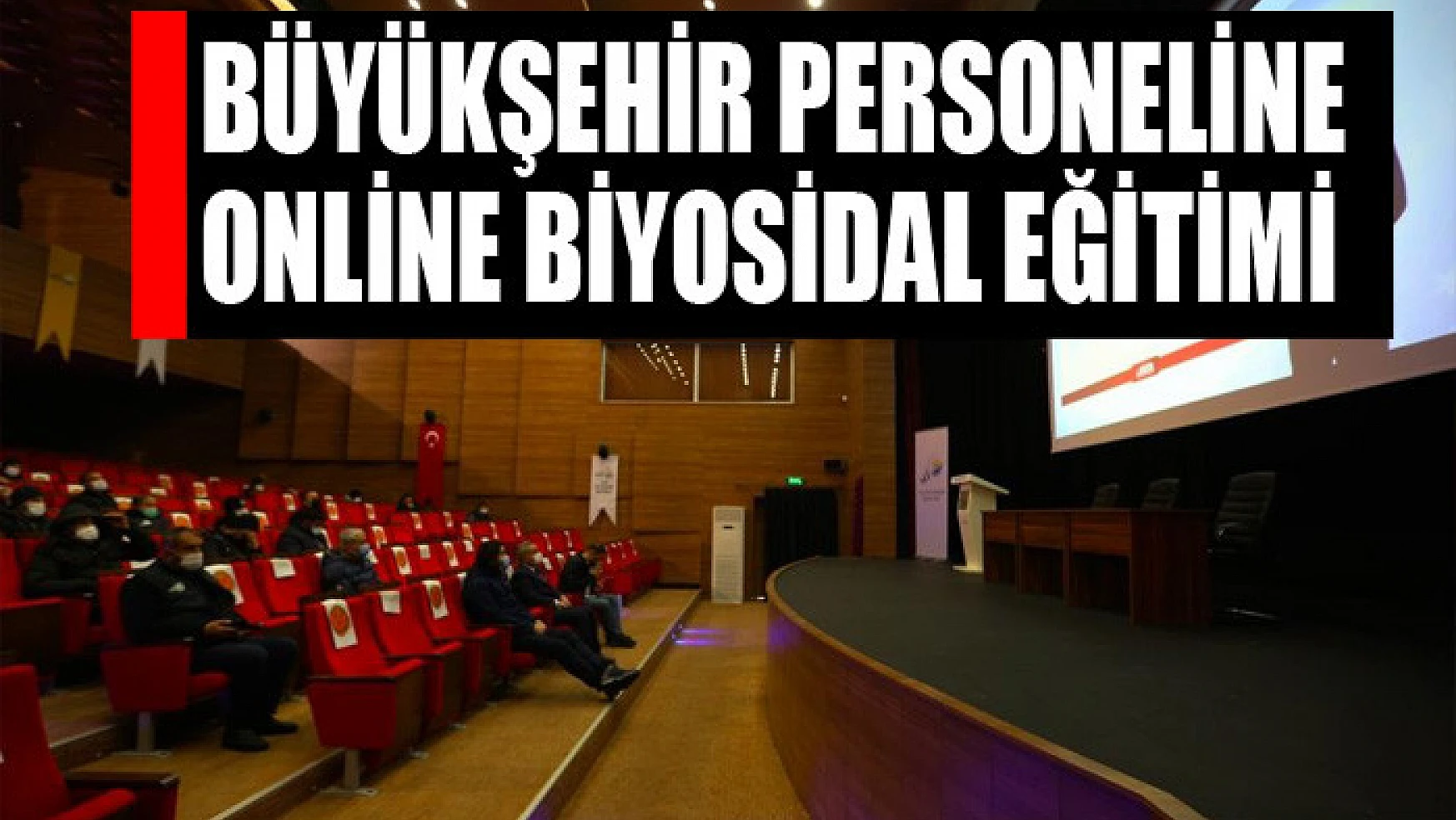 Van Büyükşehir Belediyesi personeline online biyosidal eğitimi