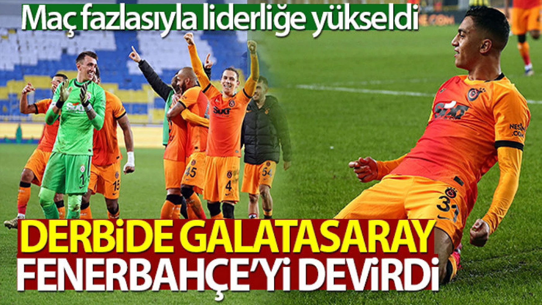 Fenerbahçe 0-1 Galatasaray Maç Özeti ve Golleri İzle