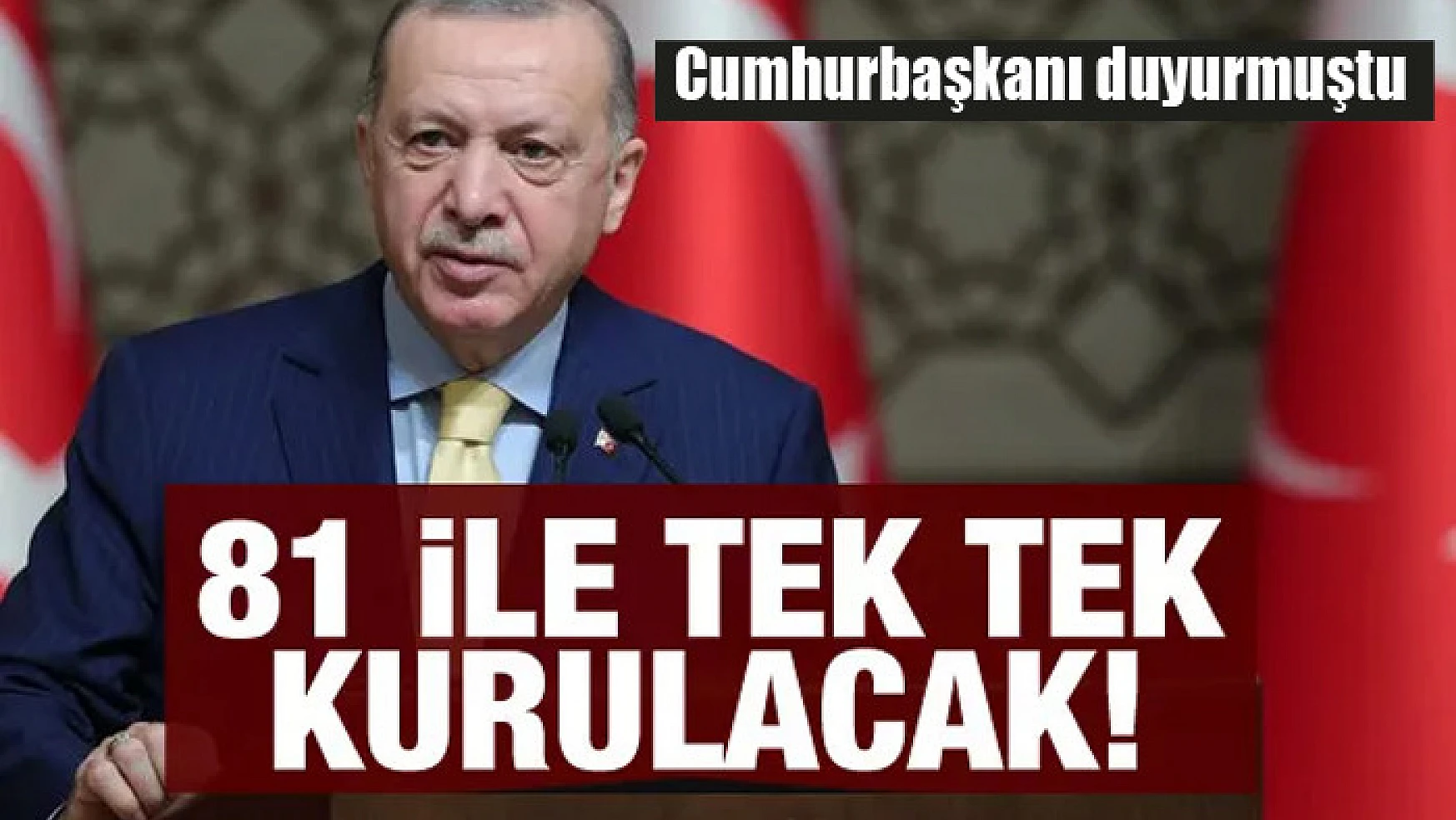 Erdoğan duyurmuştu! Her şehre özel ofis kurulacak